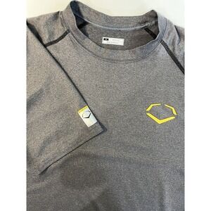 EvoShield Swag Tech Base Layer Compression T Shirt Mens M Gray‎ Short Sleeve
